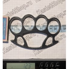 Кастет сталь Авангард черный вес 120 грамм ширина 115мм с доставкой