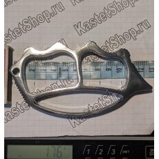 Кастет сталь Универсал серебро вес 170 грамм ширина 124мм с доставкой Кастет сталь Универсал серебро вес 170 грамм ширина 124мм с доставкой