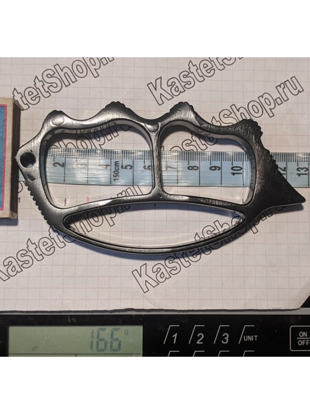 Кастет сталь Универсал черный вес 165 грамм ширина 124мм с доставкой