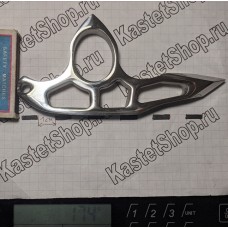 Кастет сталь Лигал серебро вес 170 грамм ширина 124мм с доставкой Кастет сталь Лигал серебро вес 170 грамм ширина 124мм с доставкой