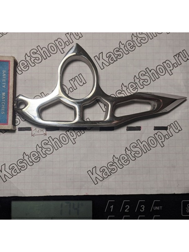 Кастет сталь Лигал серебро вес 170 грамм ширина 124мм с доставкой